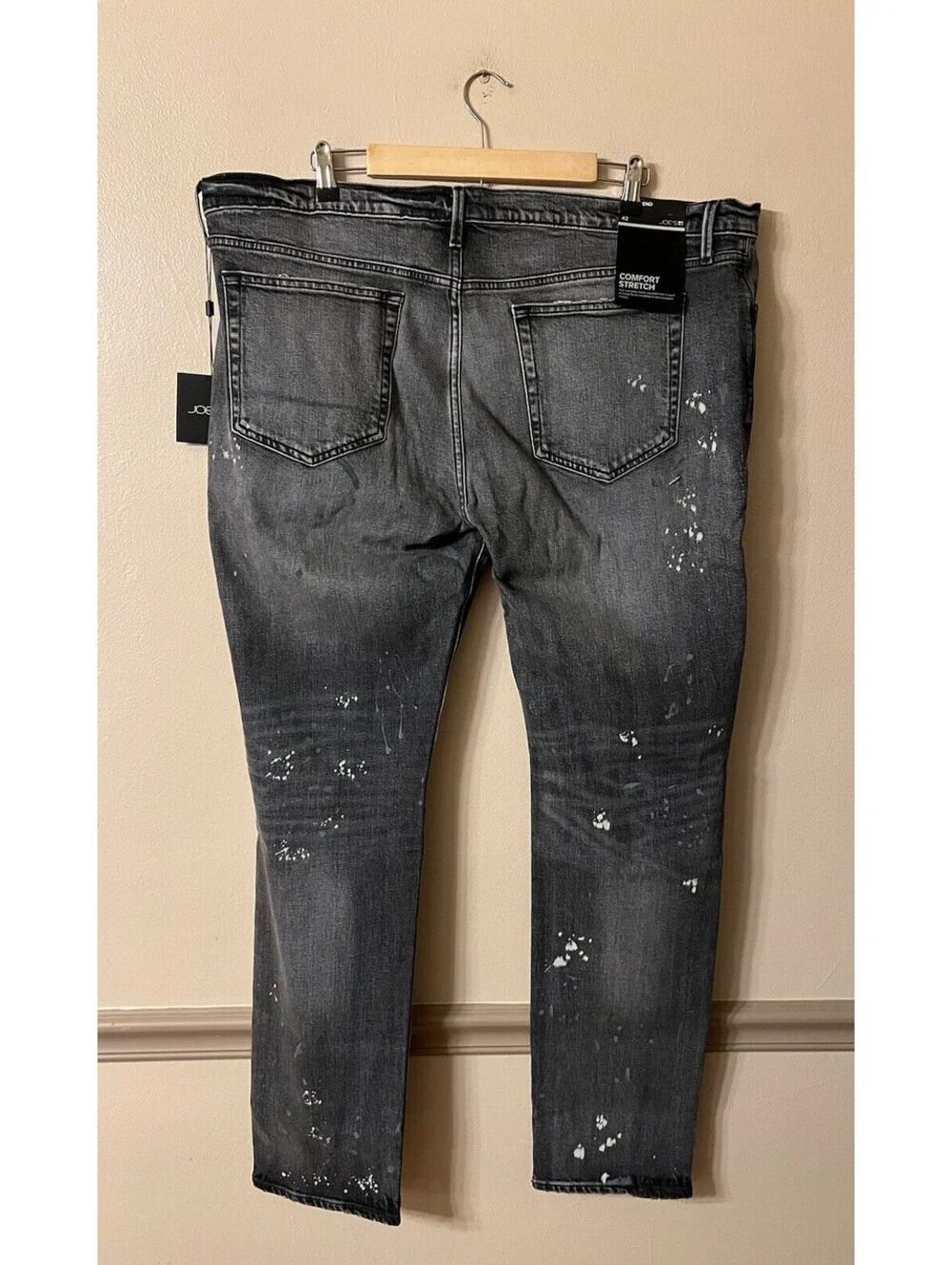 Joe's Jeans Mens The Legend Paint Splattered Distressed Skinny Jeans Size 42x34